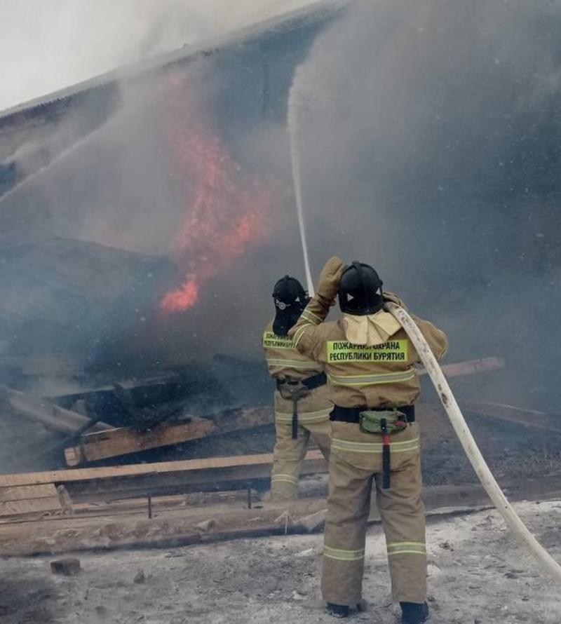 Фото На пилораме в Бурятии случился пожар из-за самодельного котла