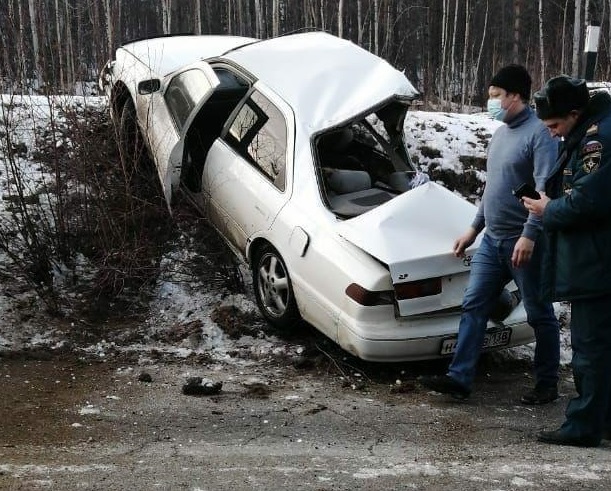 Фото Страшное ДТП произошло на Северобайкальской трассе (ФОТО)