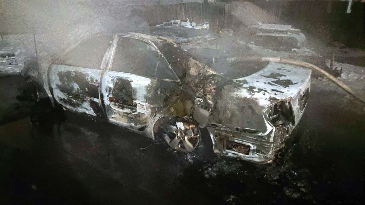 Фото В Бурятии сгорел автомобиль из-за электрокотла