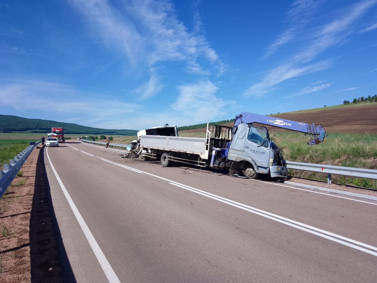 Фото Водитель грузовика, совершивший страшное ДТП в Бурятии, мог уснуть за рулем