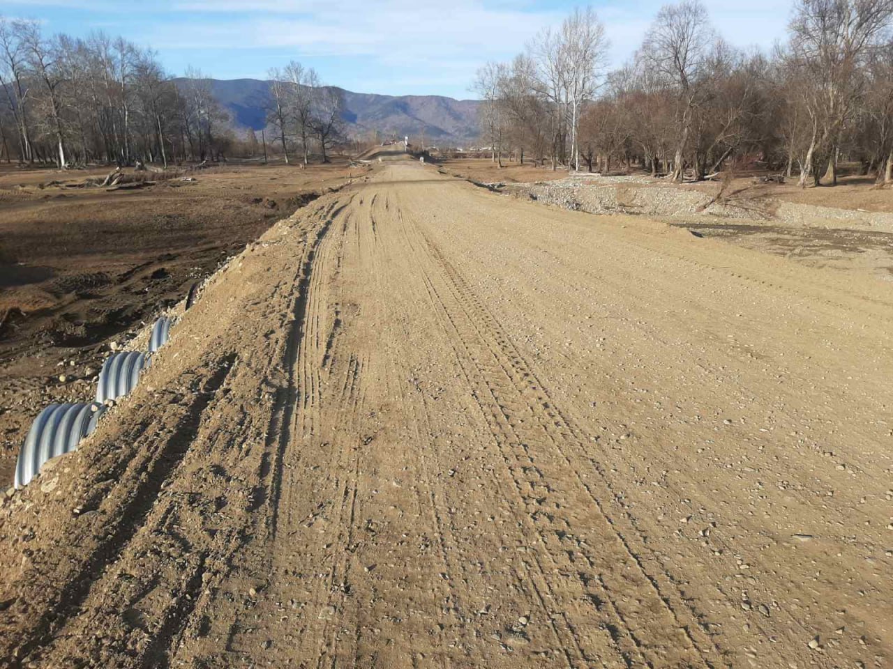 Фото В районе Бурятии завершили ремонт пострадавшей из-за паводков дороги