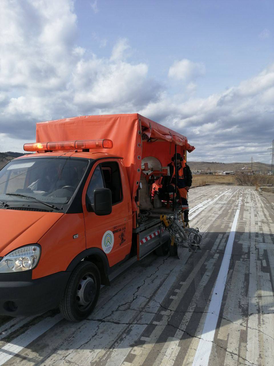 Фото В Улан-Удэ готовятся наносить дорожную разметку