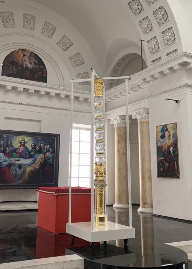 Фото В Кяхтинском районе Бурятии установили первую колонну иконостаса (ВИДЕО)