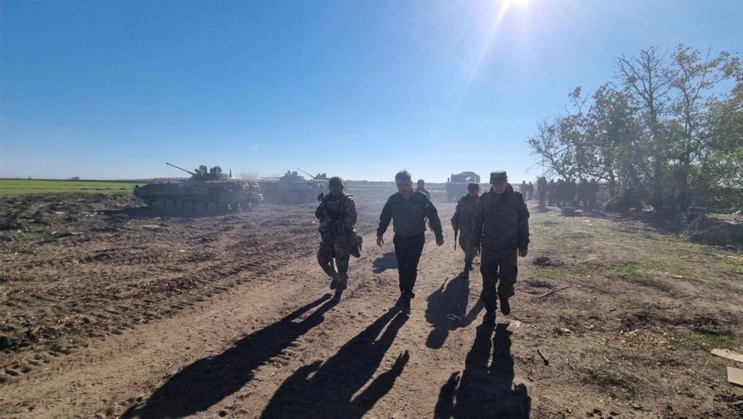 Фото Алексей Цыденов посетил военнослужащих Бурятии в Запорожской области (ФОТО)