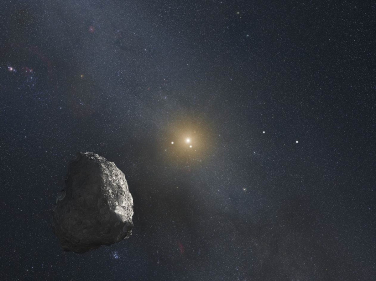 Фото К Земле летит огромный астероид