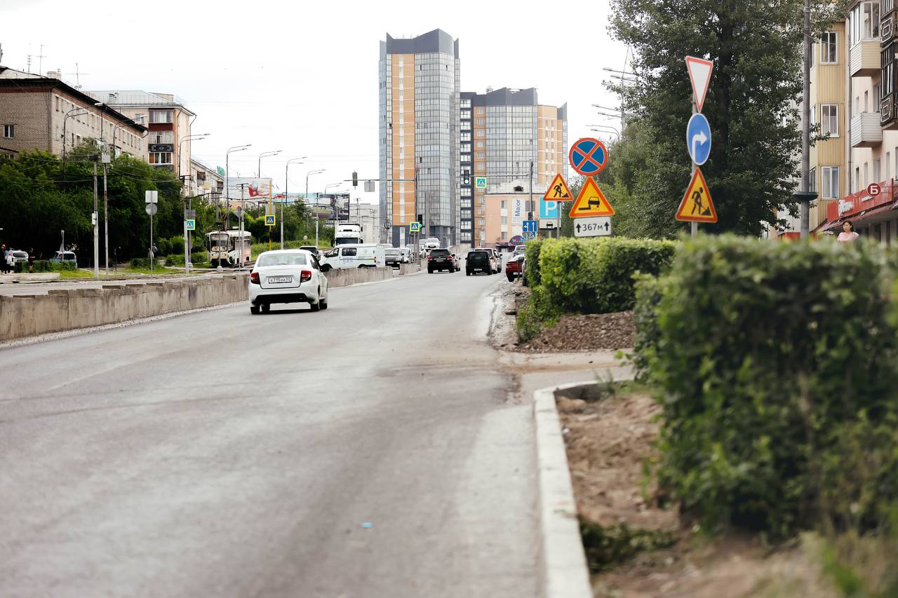 Фото В Улан-Удэ создадут дополнительную полосу на проспекте 50-летия Октября