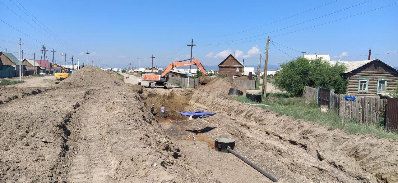 Фото В Улан-Удэ на Левом берегу началось строительство сетей водоснабжения 