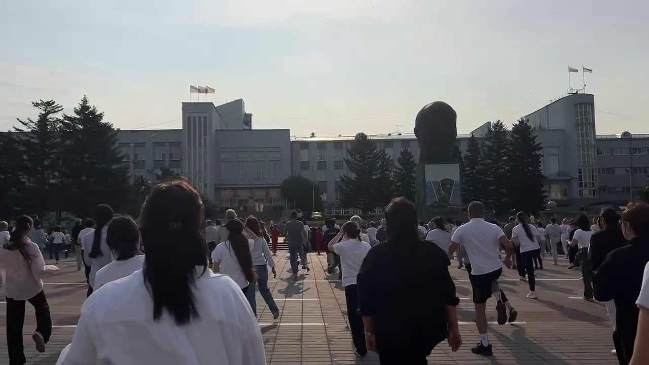 Фото Утро в Улан-Удэ началось с массового фитнеса