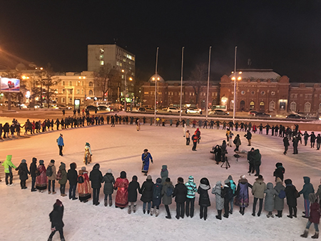 Фото В Иркутске  в «Глобальном ёхоре» участвовало более 500 человек