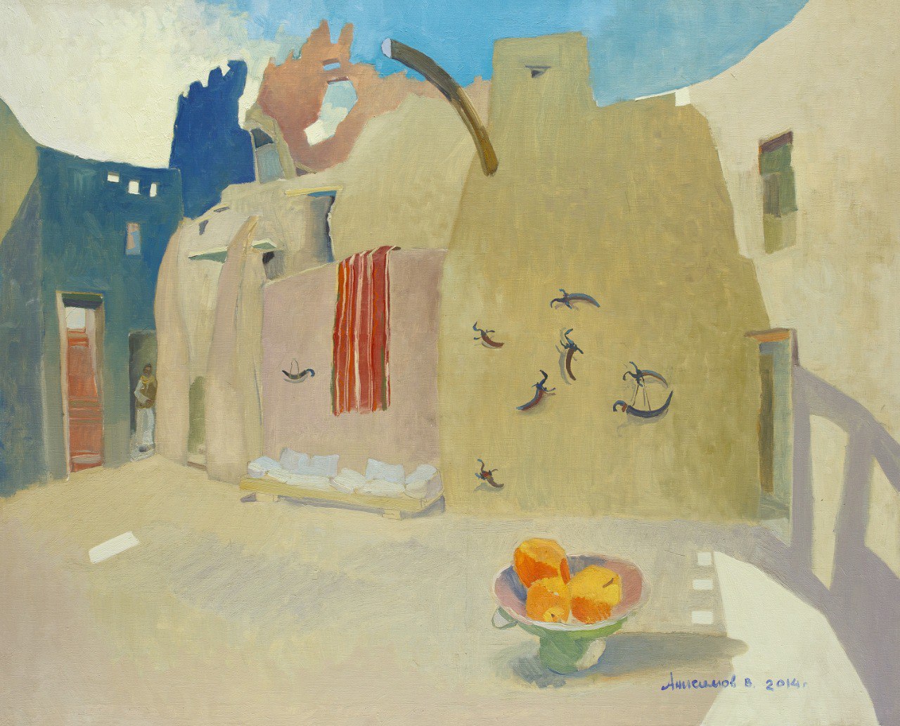 Фото В столице Бурятии открылась выставка картин, посвященных Индии