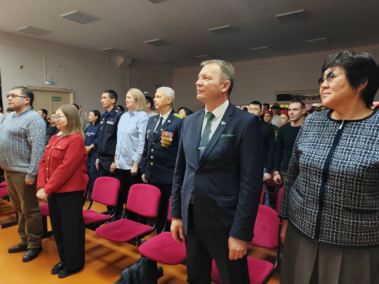 Фото Депутат Народного Хурала принял участие в открытии Года защитника Отечества