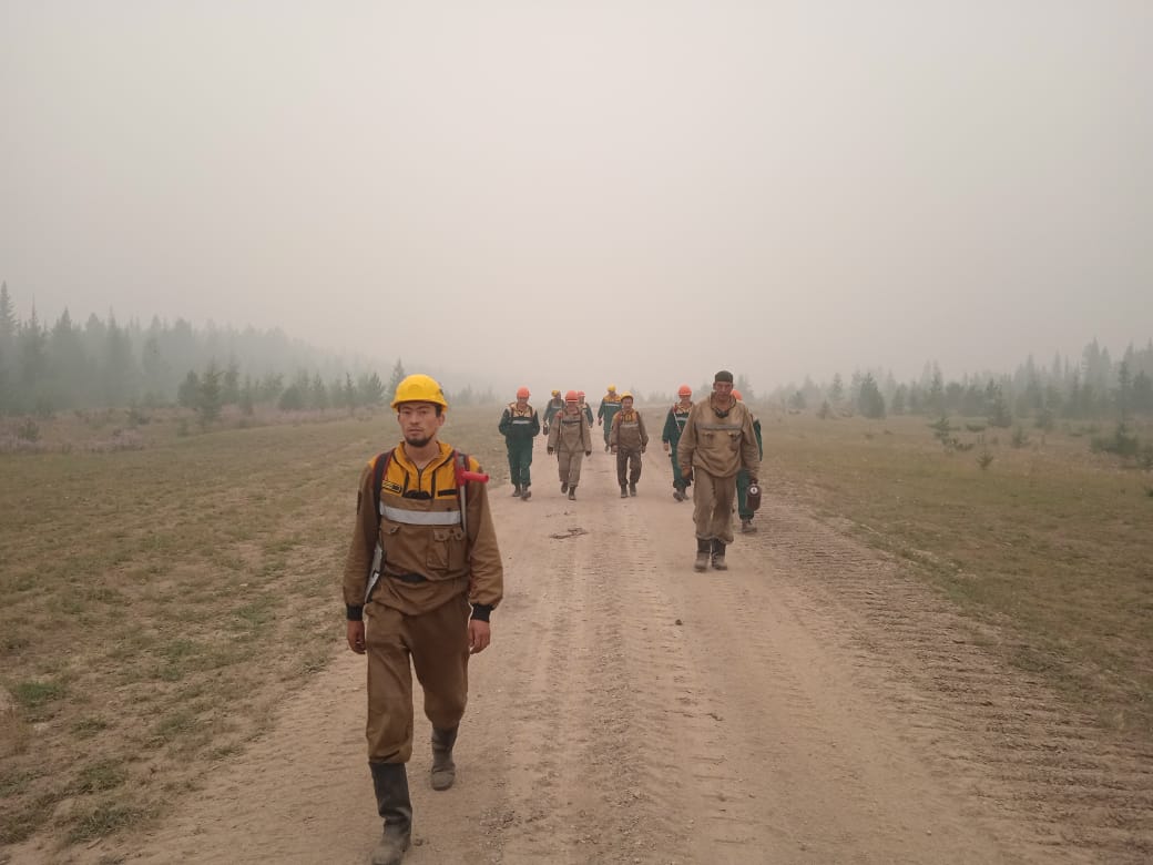 Фото Лесной спецназ Бурятии вернулся из пылающей Якутии