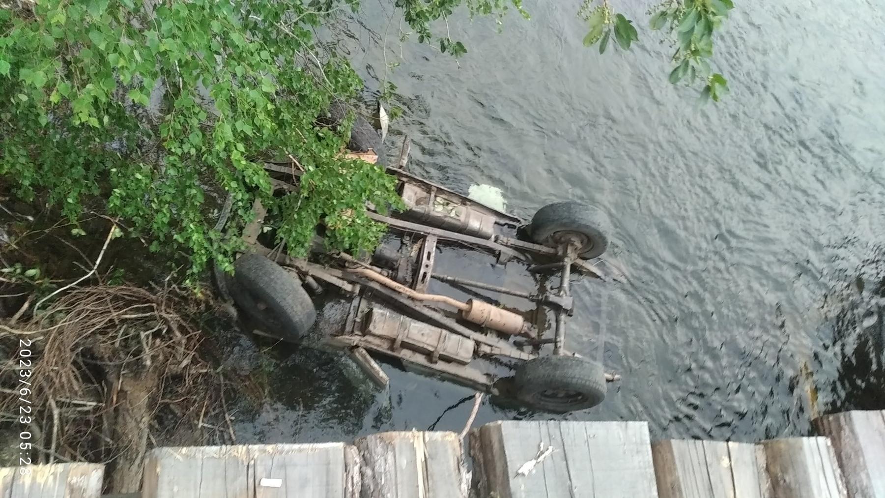 Фото 3 человека погибли в результате падения автомобиля в реку в Бурятии