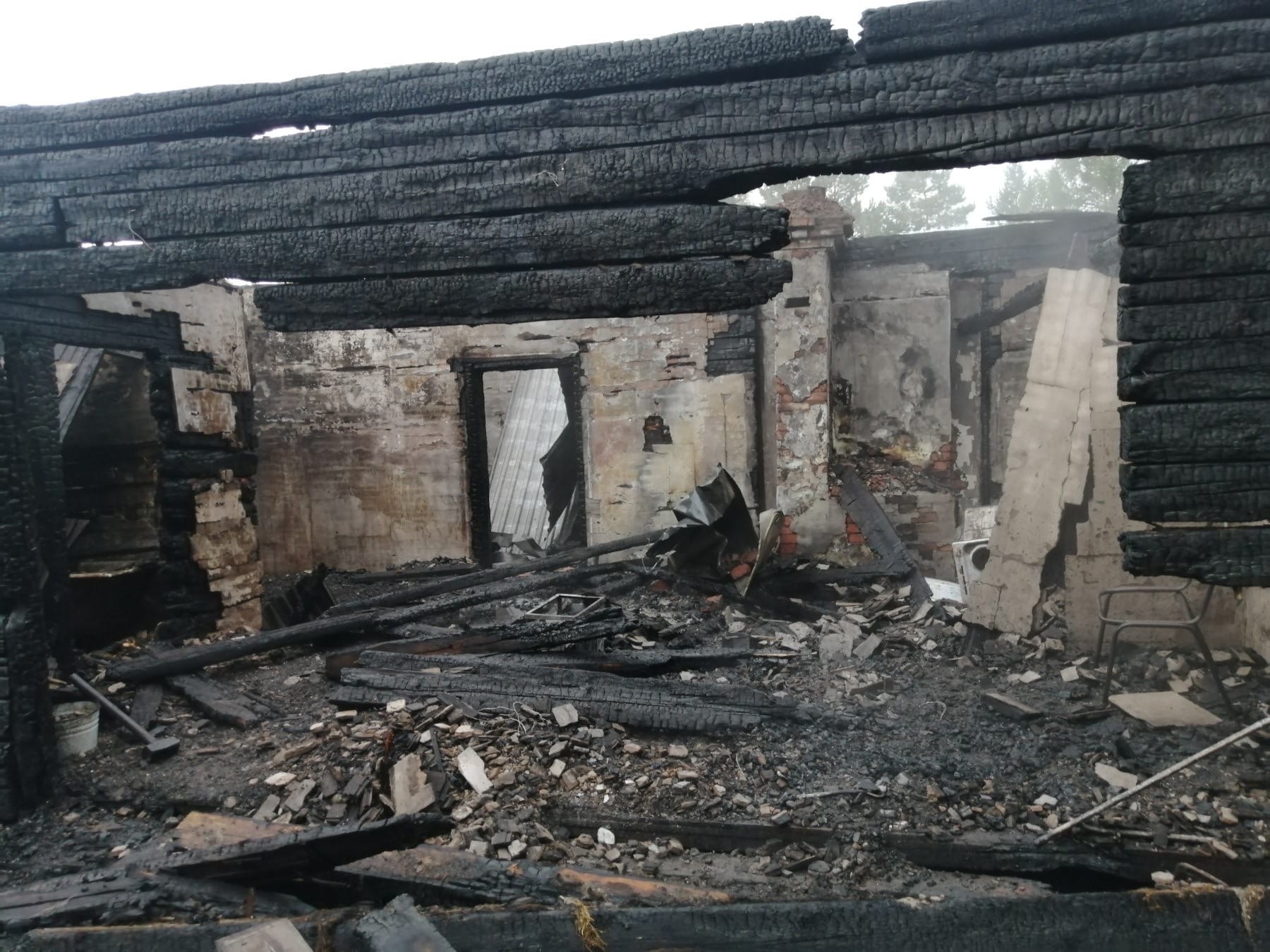Фото В селе Бурятии произошел крупный пожар (ФОТО)