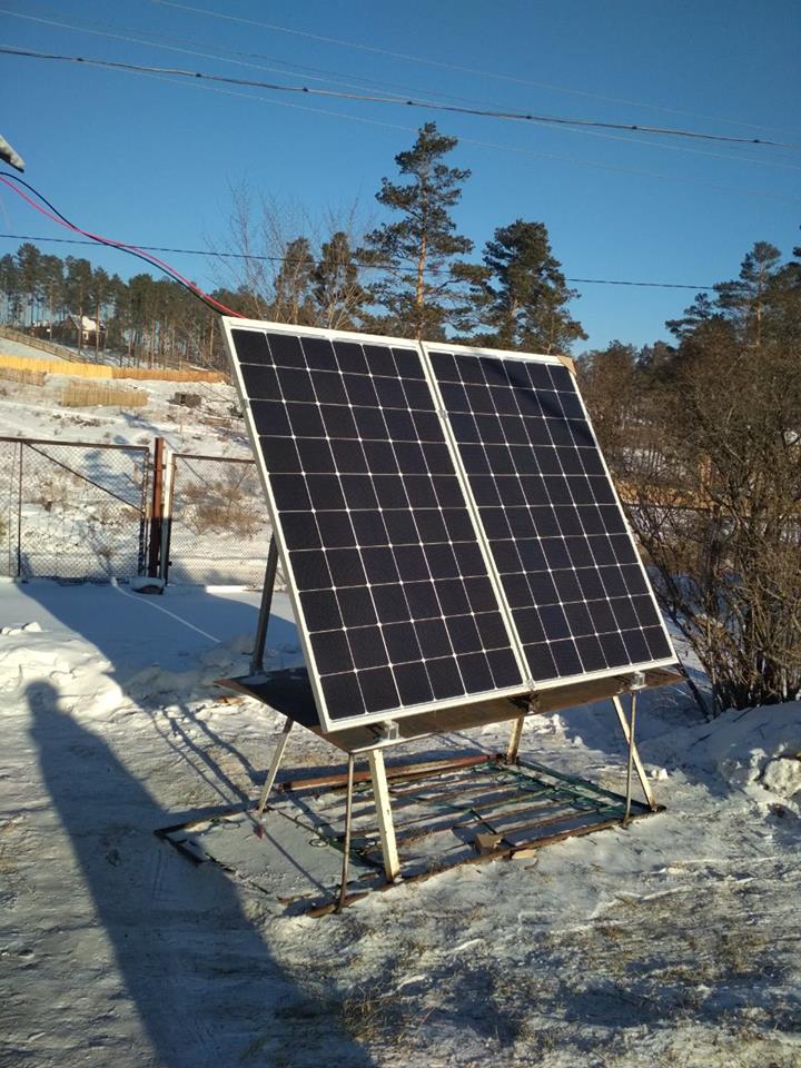 Фото В эколого-биологическом центре Гусиноозерской ГРЭС установили солнечную электростанцию