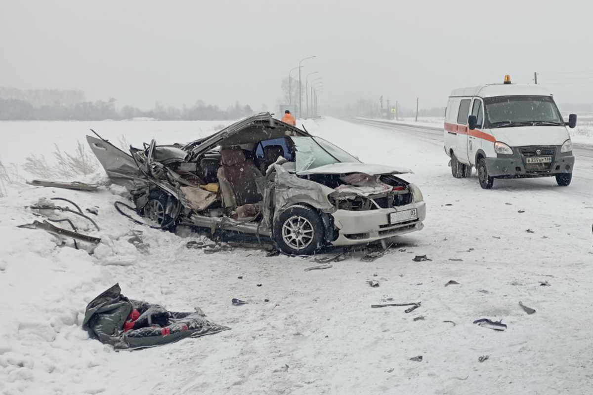 Фото В Бурятии в страшном ДТП скончался 42-летний водитель