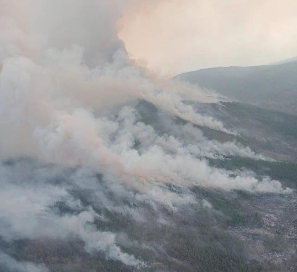 Фото В Бурятии сухая гроза зажгла шесть лесных пожаров