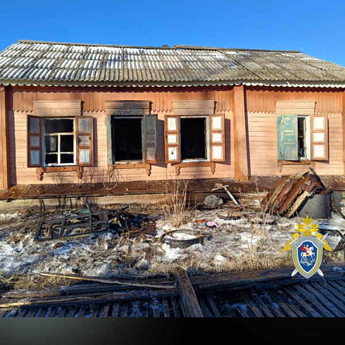 Фото В Забайкалье двое маленьких детей погибли в горящем доме 
