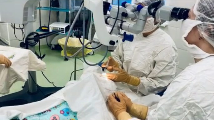 Фото В Бурятии недоношенной малышке спасли зрение