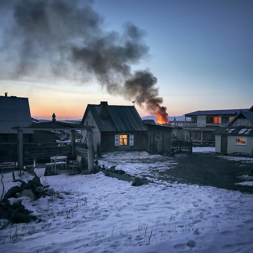 Фото В Бурятии при пожаре в доме погиб мужчина
