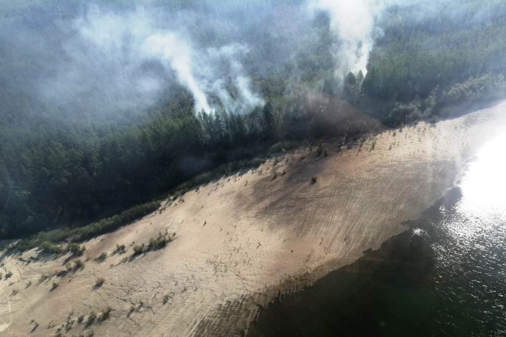 Фото В Бурятии устанавливают причину лесного пожара