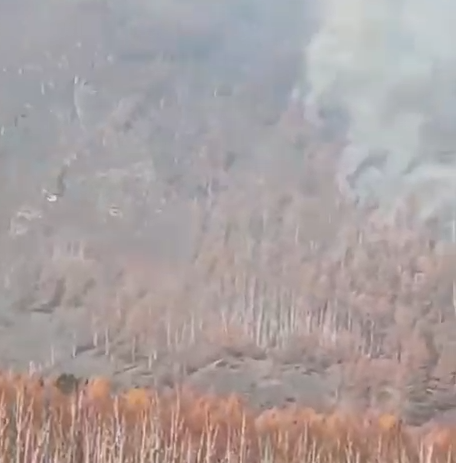 Фото В районе Бурятии огнеборцы справились со сложным пожаром
