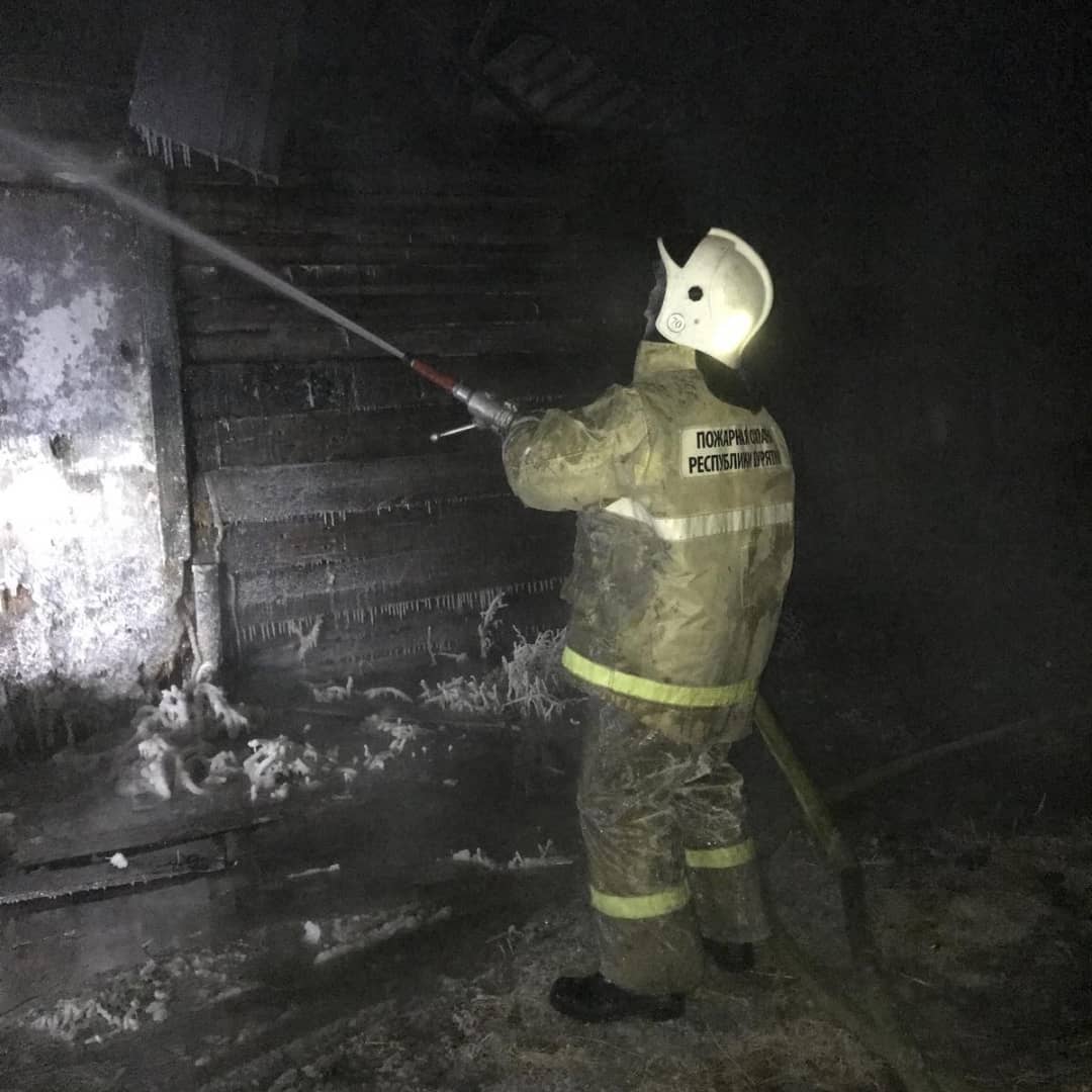 Фото В Бурятии в сгоревшем доме найдено тело мужчины