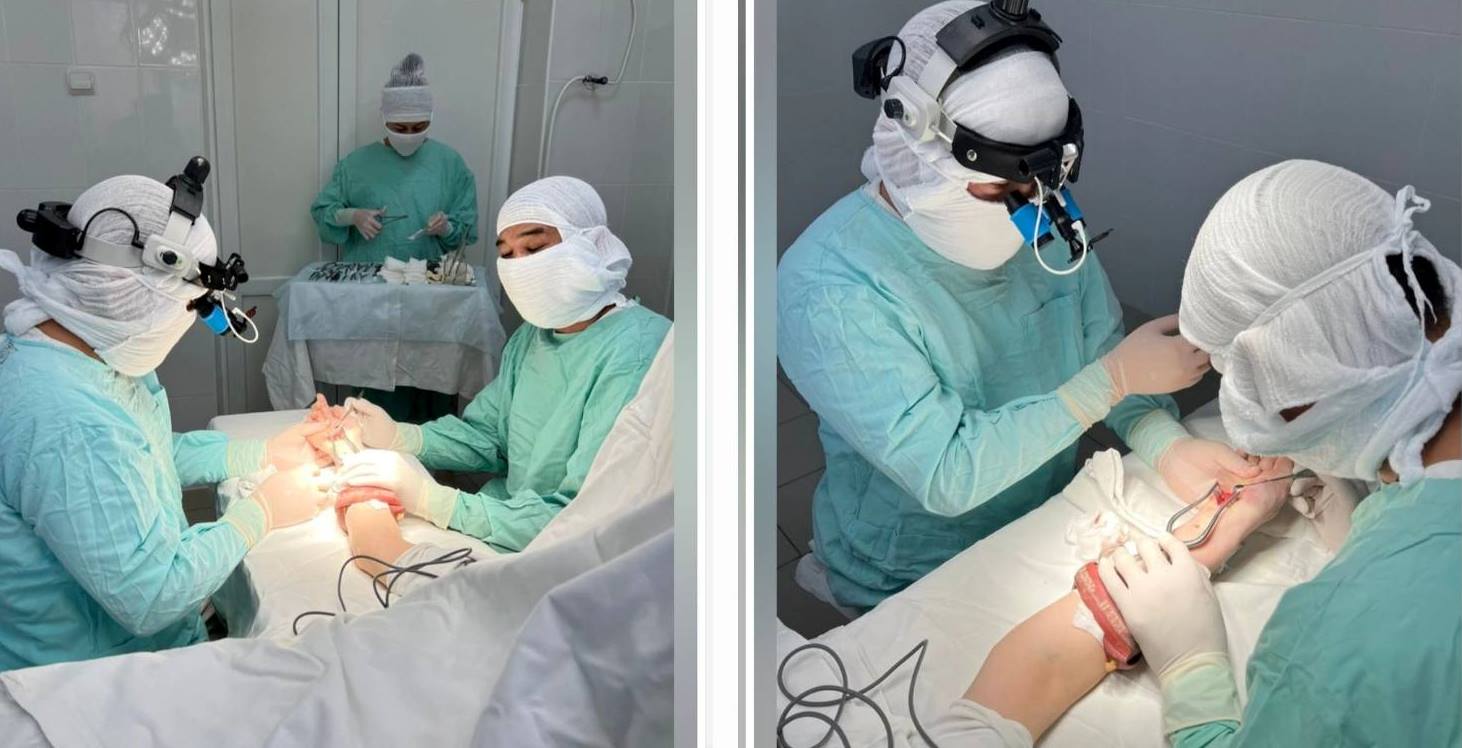 Фото В Закаменском районе Бурятии врачи сделали сложную операцию на руке