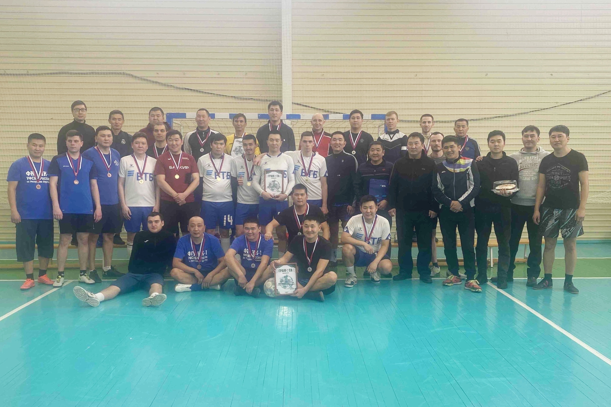 Фото В Бурятии Сборная ИК № 1 стала призером турнира по мини-футболу