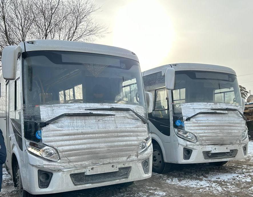 Фото В Бурятию прибыли девять новых автобусов для Кяхты
