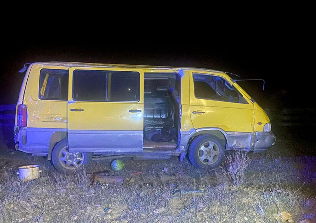Фото В Бурятии водитель микроавтобуса погиб в ДТП 