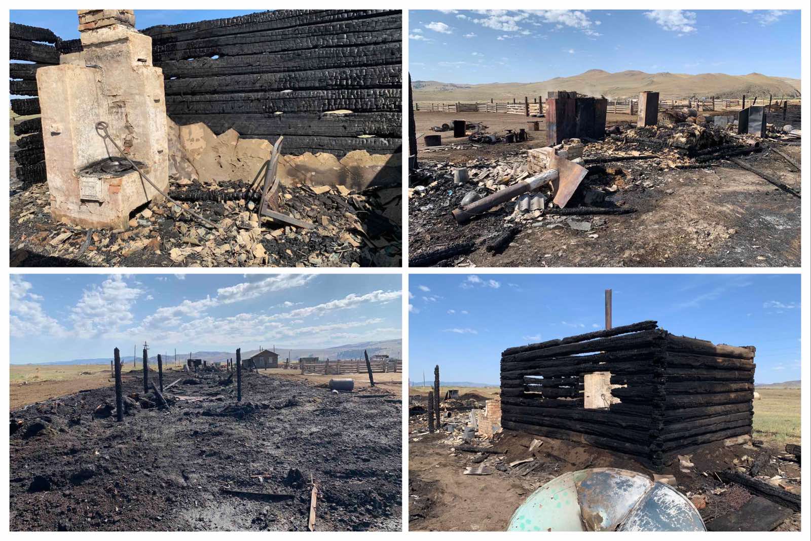 Фото В Бурятии на сельхозстоянке сгорели более 30 коров и телят