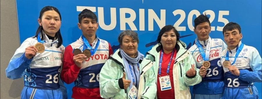 Фото Сборная Монголии возвращается из Турина с 21 медалью