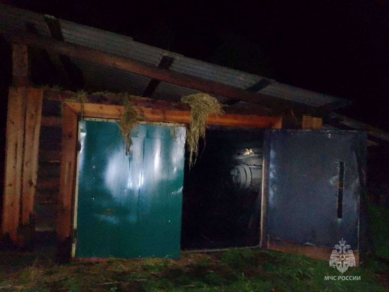 Фото На пожаре в Закаменском районе Бурятии погиб мужчина 