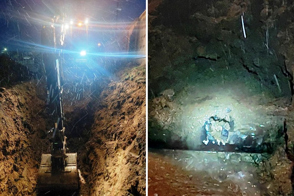 Фото В Улан-Удэ ночью восстановили трубопровод, который повредили подрядчики