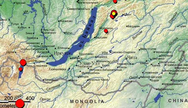 Фото На севере Бурятии произошло сразу два землетрясения