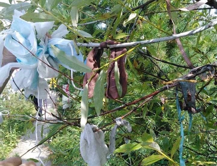 Фото «Использованные маски и рваные носки». Что гости Бурятии оставляют в священных местах Тункинского района?