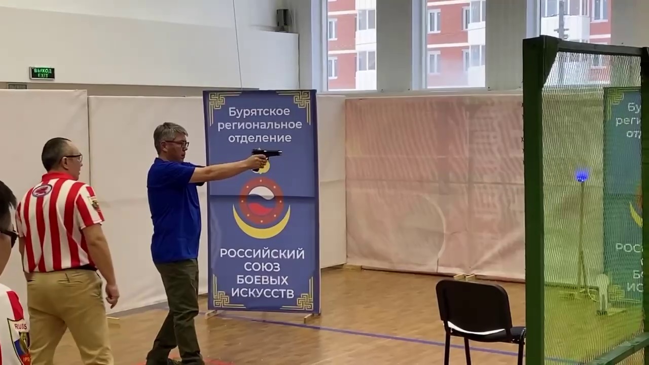 Фото Глава Бурятии стал чемпионом республики по практической стрельбе