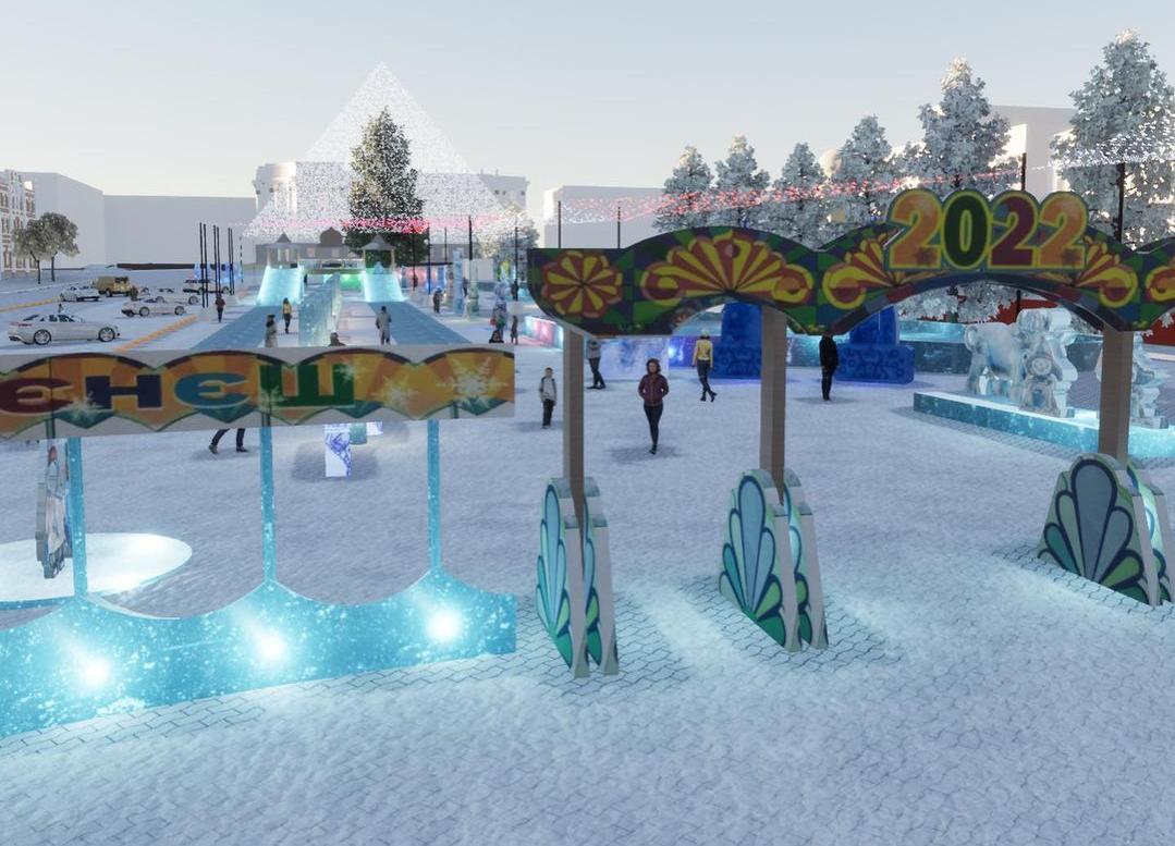 Фото Главный мультфильм Бурятии стал прототипом Новогоднего городка - 2022 в Улан-Удэ (ФОТО)