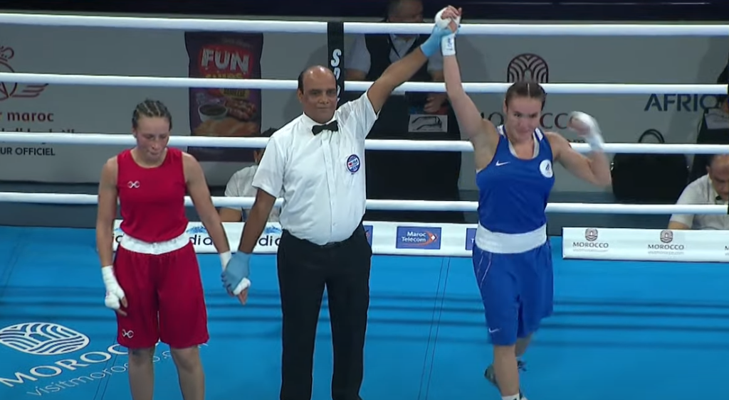 Фото Бурятская спортсменка одержала первую победу в международном турнире по боксу на призы короля Марокко (ВИДЕО)