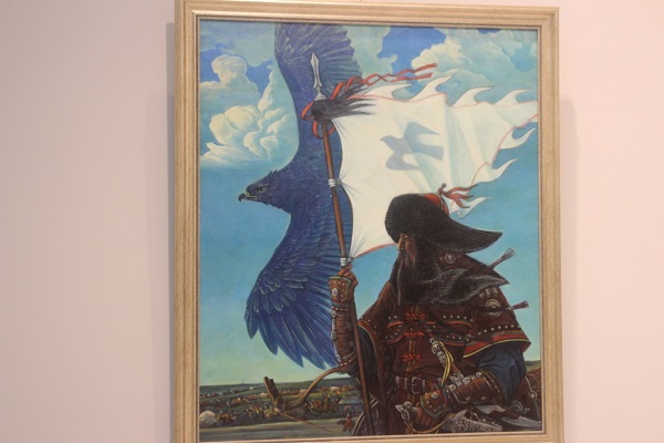 Фото В Улан-Удэ проходит выставка работ известного бурятского художника Чингиза Шенхорова