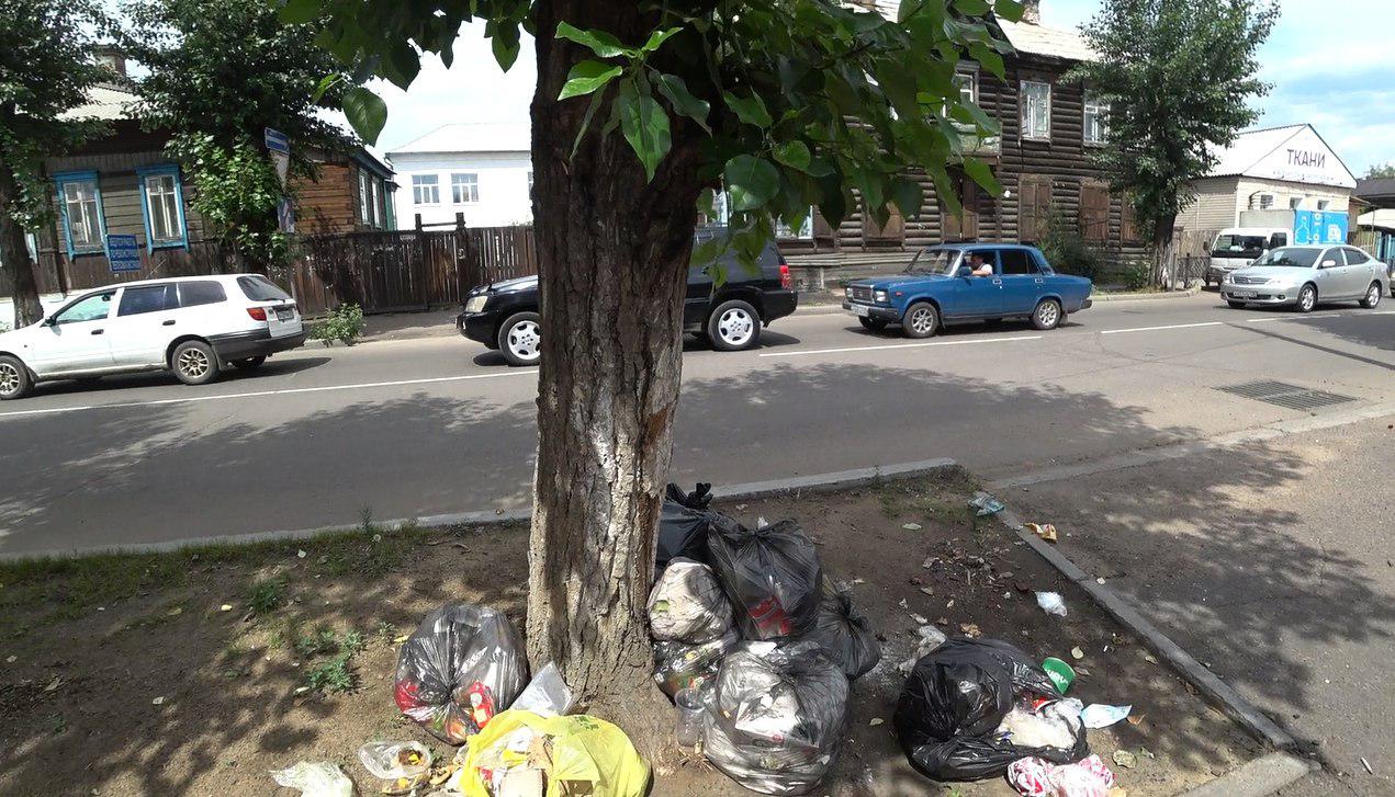 Фото Центр Улан-Удэ -  мусорная клоака ВИДЕО