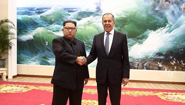 Фото Ким Чен Ын и Сергей Лавров договорились о российско-северокорейском саммите