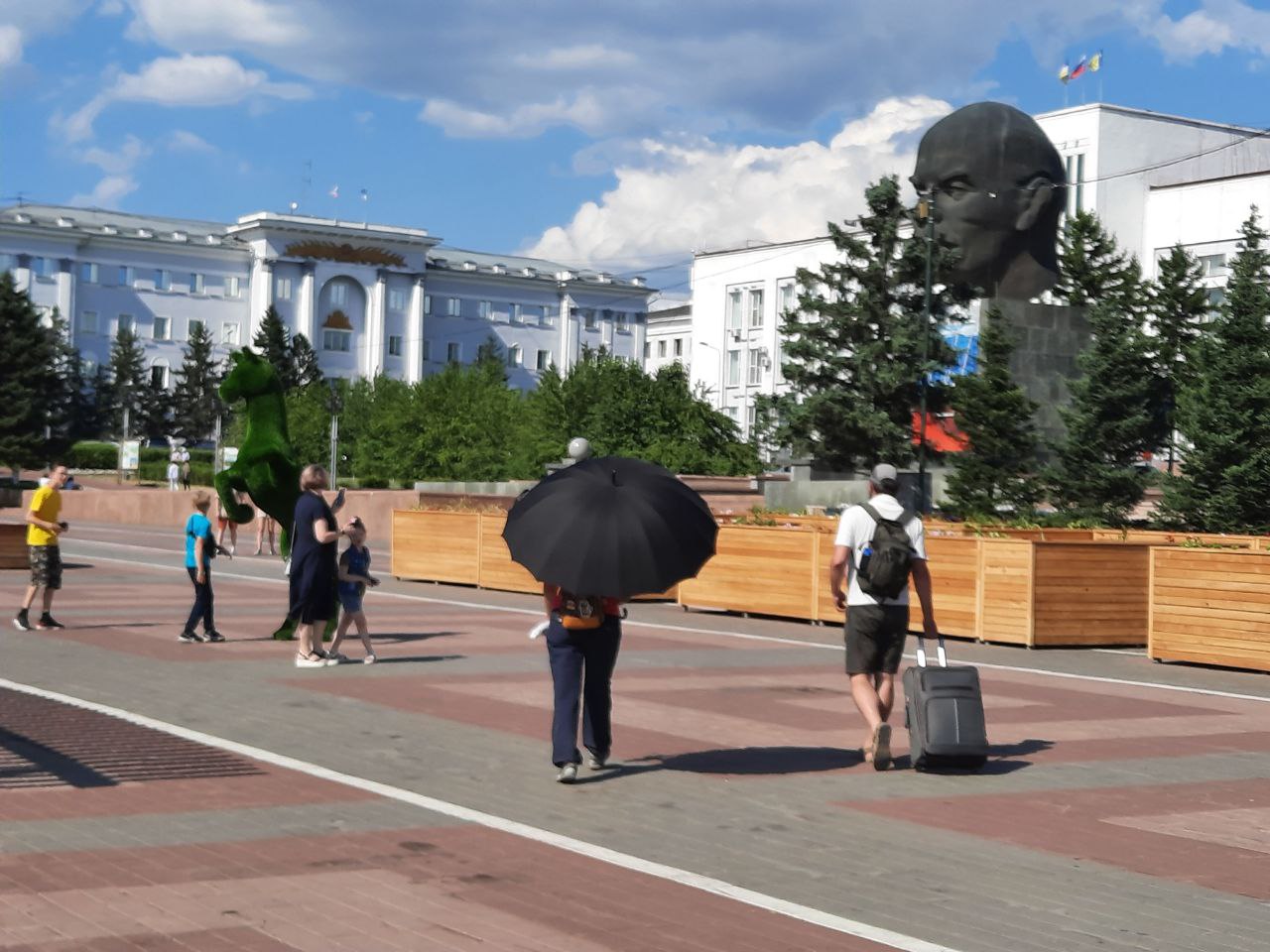 Фото В Улан-Удэ с завтрашнего дня маршрут №10 будет ездить через площадь Советов