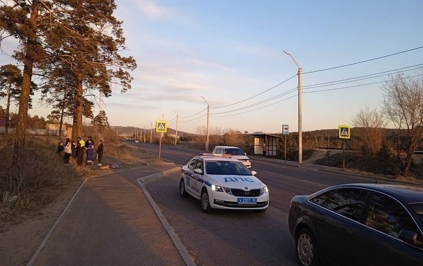 Фото В Улан-Удэ пьяный водитель «Ауди» сбил пешехода на тротуаре