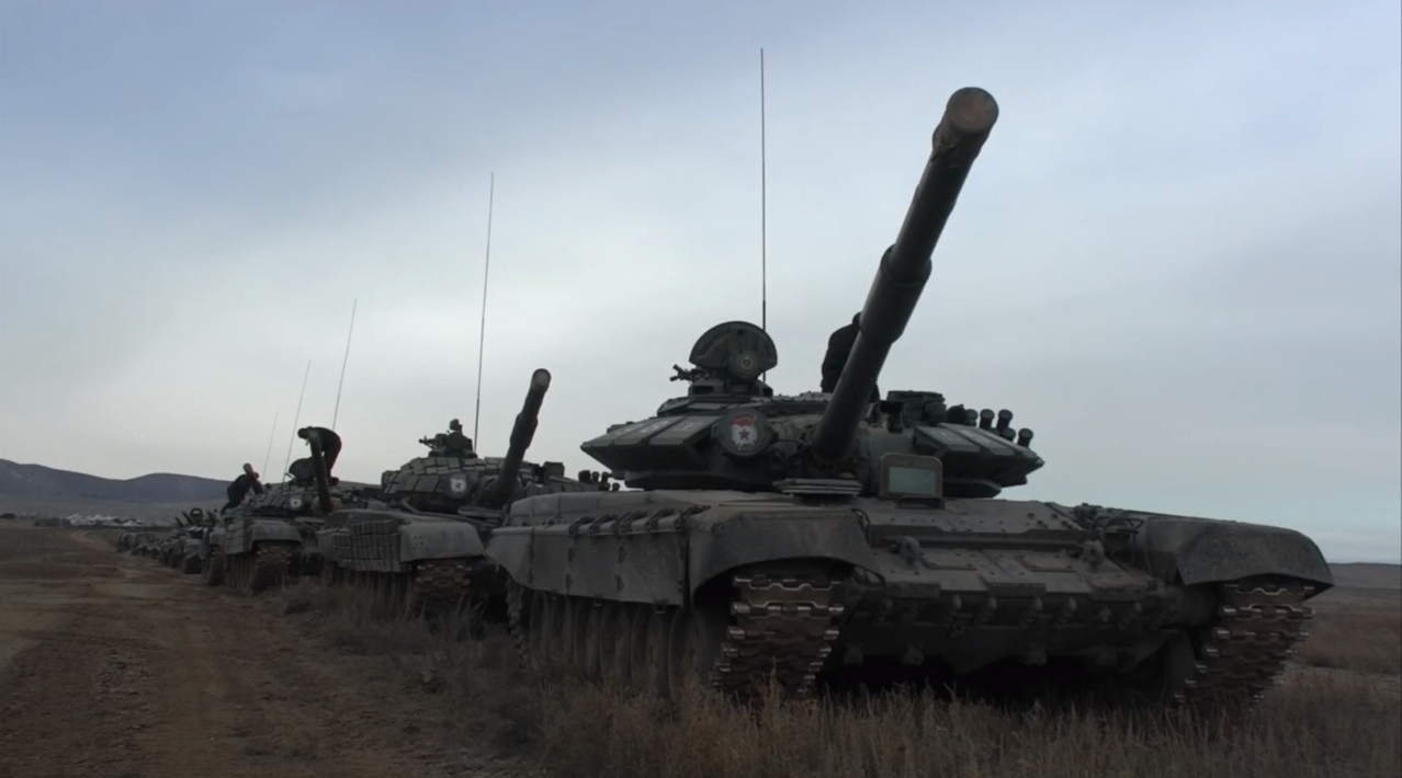 Фото На территории Бурятии были замечены танки