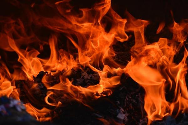 Фото В районе Бурятии по неосторожности человека возник пожар