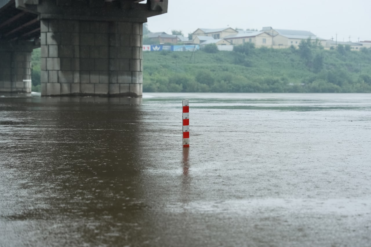 Фото Уровень рек в Улан-Удэ начал понемногу подниматься