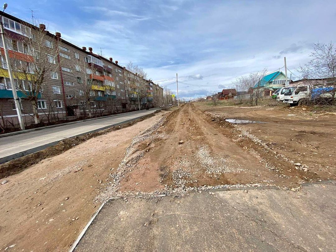 Фото В Улан-Удэ начался ремонт дороги по улице Амагаева стоимостью 13,3 млн рублей