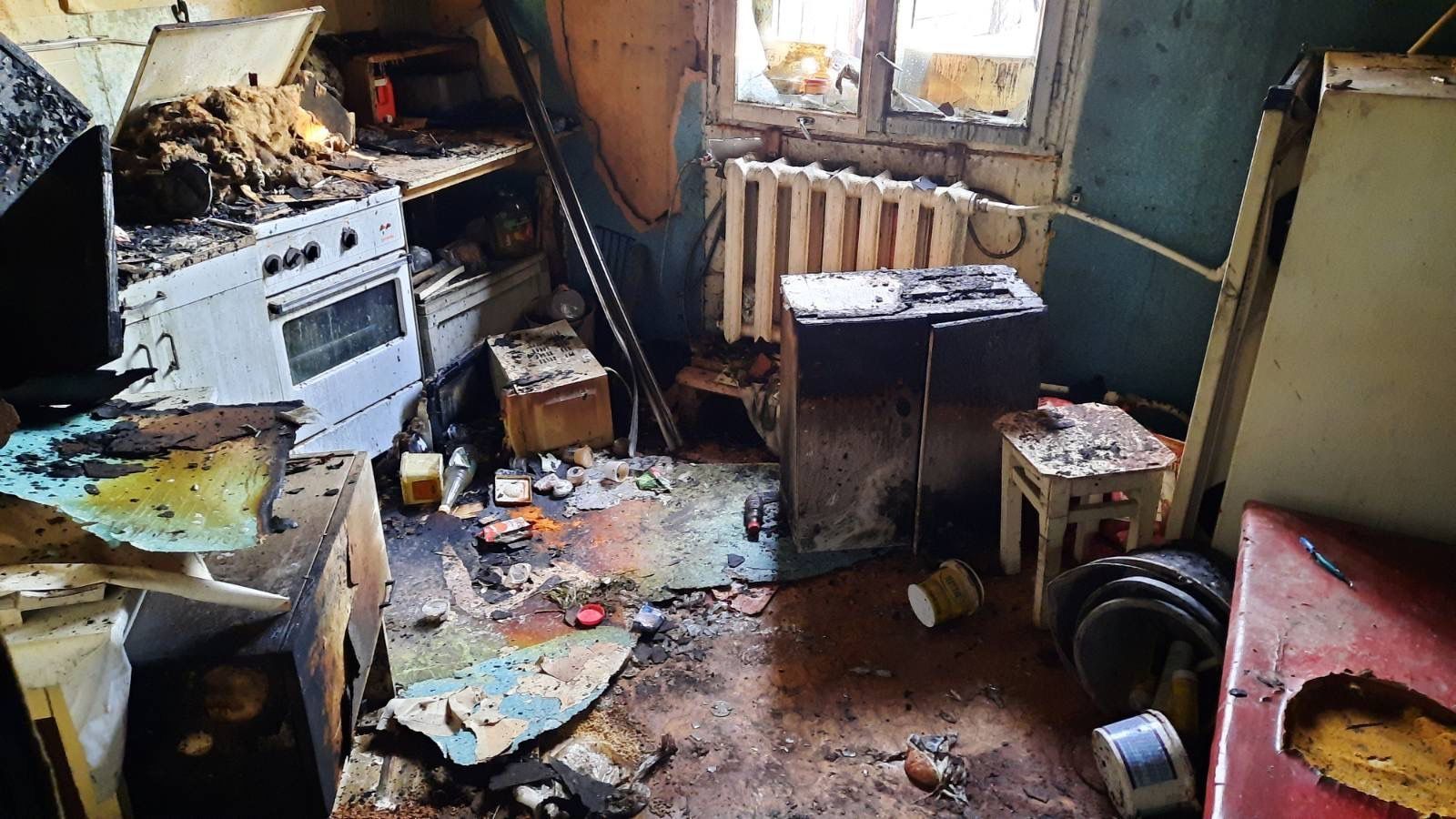 Фото В Улан-Удэ при пожаре отравился хозяин квартиры